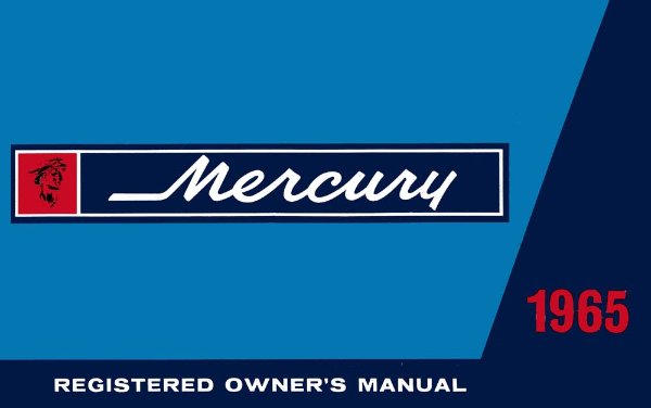 1965 Mercury Monterey Owner's Manual
