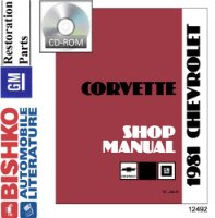 1981 Chevrolet Corvette Shop Service Repair Manual PDF sample image