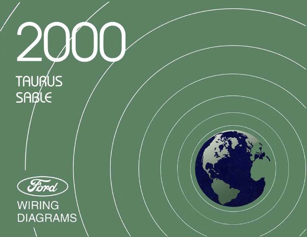 2000 Ford Taurus, Sable Wiring Diagrams Manual