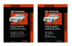 2002 Toyota 4-Runner Factory Shop Service Manual