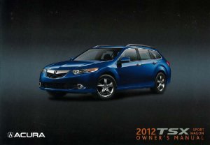 2012 Acura TSX Sport Wagon Owner's Manual