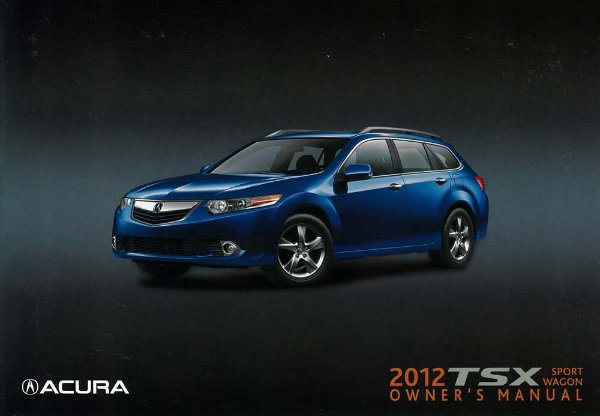 2012 Acura TSX Sport Wagon Owner's Manual