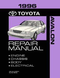 1996 Toyota Avalon Factory Shop Service Manual