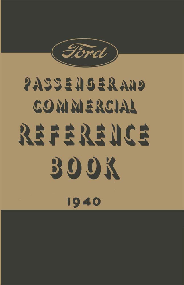 1940 Ford Car Owners Manual User Guide