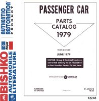 1979 Mopar Chrysler Dodge Desoto Plymouth Parts Numbers PDF List Interchange sample image