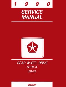 1990 Dodge Truck Dakota Factory Shop Service Manual