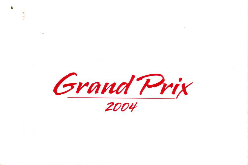 2004 Pontiac Grand Prix Owners Manual User Guide