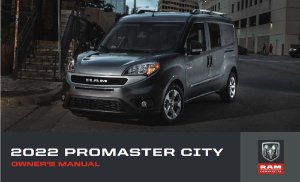 2022 Dodge Promaster City Owner's Manual