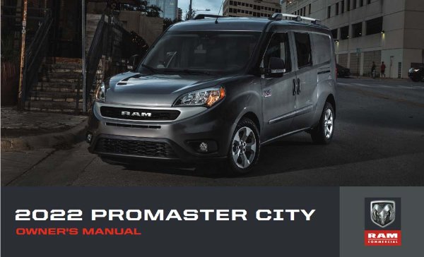 2022 Dodge Promaster City Owner's Manual