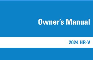 2024 Honda HR-V Owners Manual User Guide
