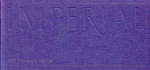 1970 Chrysler Imperial Owner's Manual