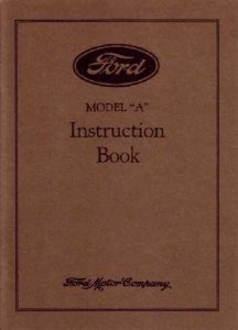 1930 Ford Model A Owner's Manual