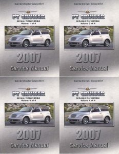 2007 Chrysler PT Cruiser Factory Shop Service Manual