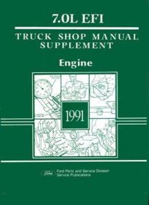1991 Ford 600, 700, 800 Gas Engine Truck Factory Shop Service Manual