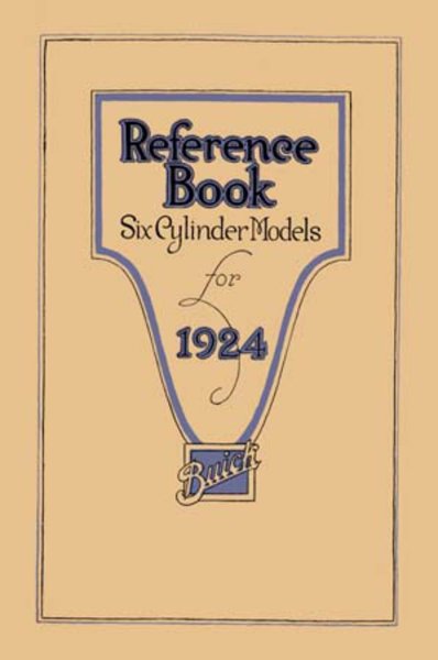 1924 Buick 6 Cylinder Owner's Manual