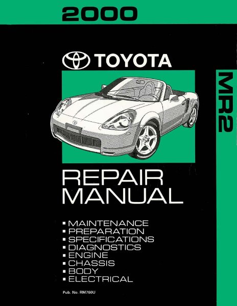 2000 Toyota MR-2 Factory Shop Service Manual