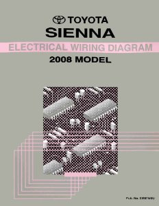 2008 Toyota Sienna Wiring Diagrams Manual