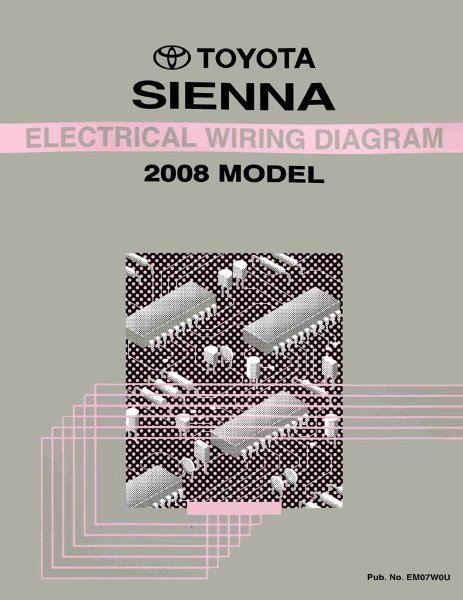 2008 Toyota Sienna Wiring Diagrams Manual