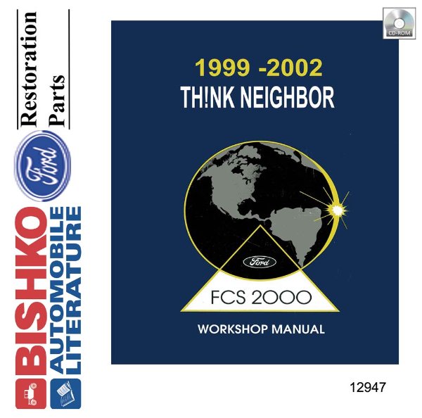 1999–2002 Ford Th!nk Neighbor Factory Shop Service Manual