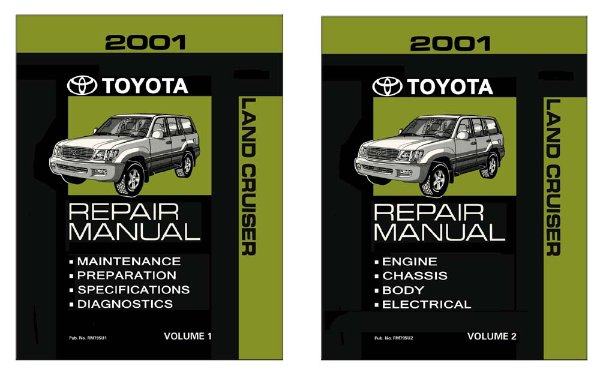 2001 Toyota Land Cruiser Factory Shop Service Manual