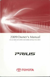 2009 Toyota Prius Owner's Manual