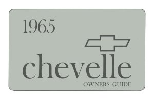 1965 Chevrolet Chevelle Owner's Manual