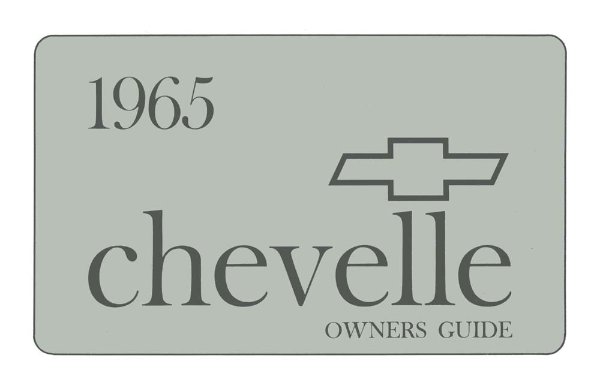 1965 Chevrolet Chevelle Owner's Manual