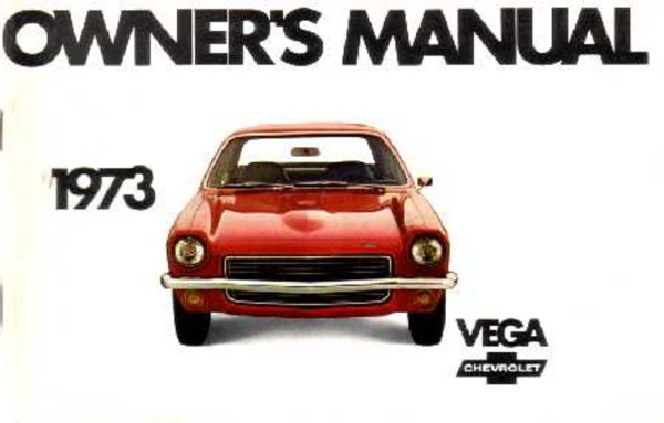 1973 Chevrolet Vega Owner's Manual