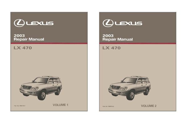 2003 Lexus LX 470 Factory Shop Service Manual
