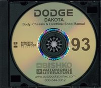 1993 DODGE DAKOTA TRUCK Body, Chassis & Electrical Service Manual sample image