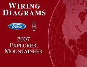2007 Ford Truck Explorer, Mountaineer Wiring Diagrams Manual