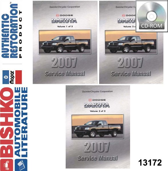 2007 Dodge Truck Dakota Factory Shop Service Manual