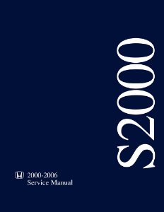 2000–2006 Honda S2000 Factory Shop Service Manual