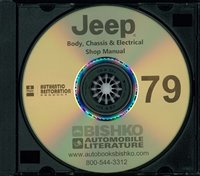 1979 JEEP Body, Chassis & Electrical Repair Shop Manual sample image