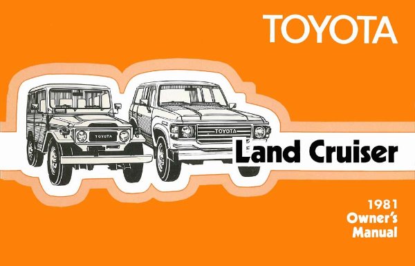 1981 Toyota Land Cruiser Owner's Manual