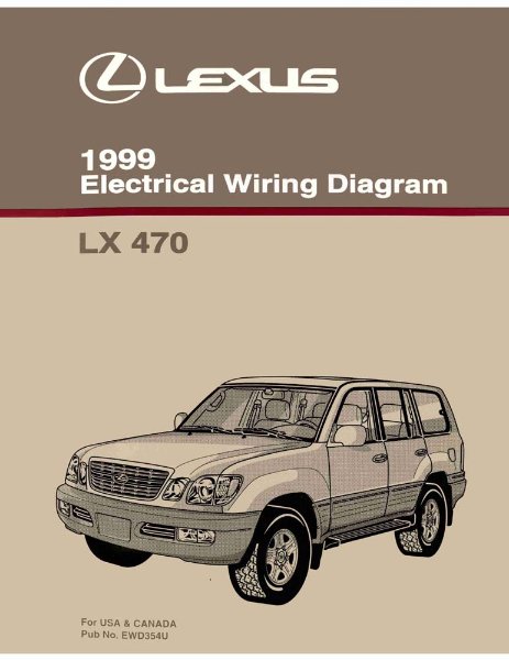 1999 Lexus LX 470 Wiring Diagrams Manual