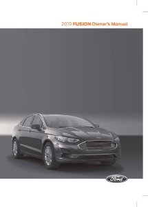 2019 Ford Fusion Owner's Manual