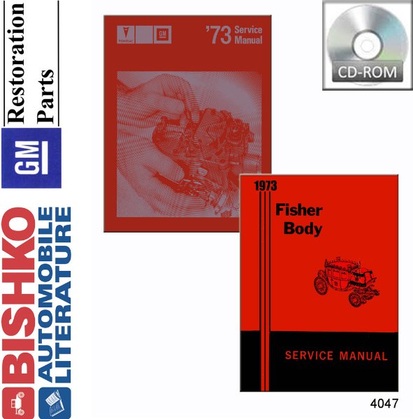 1973 Pontiac ALL MODELS FISHER BODY Factory Shop Service Manual