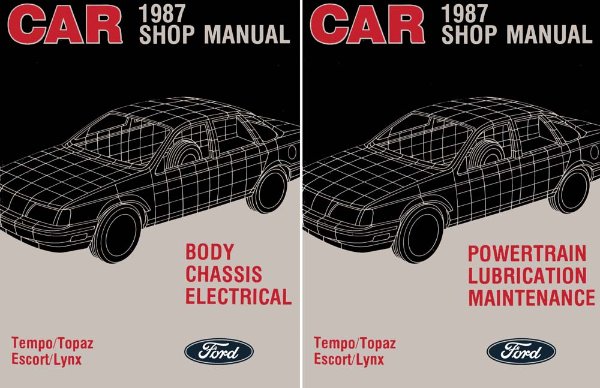 1987 Ford Escort, Tempo, Topaz, Lynx Factory Shop Service Manual