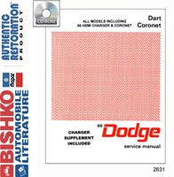 1966 DODGE DART, CORONET & CHARGER Body, Chassis & Electrical Repair Shop Manual sample image