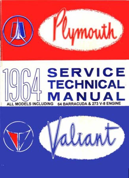 1964 Plymouth All Models Factory Shop Service Manual