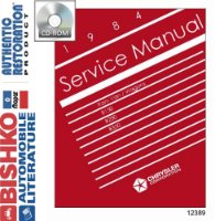 1984 Dodge Truck Van Shop Service Repair Manual PDF sample image