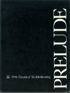 1994 Honda Prelude Factory Shop Service Manual