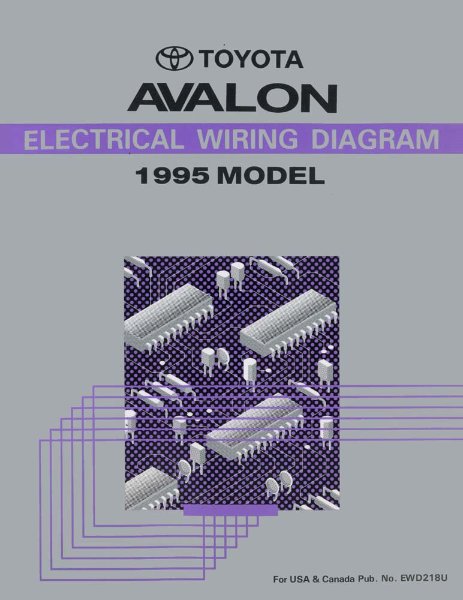 1995 Toyota Avalon Wiring Diagrams Manual