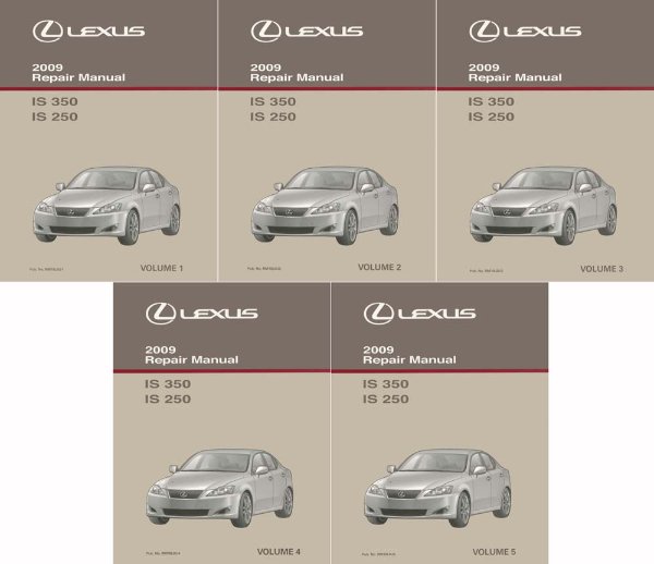 2009 Lexus IS 350 IS 250 Factory Shop Service Manual