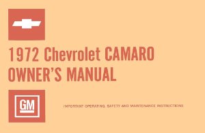 1972 Chevrolet Camaro Owner's Manual