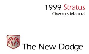 1999 Dodge Stratus Owner's Manual