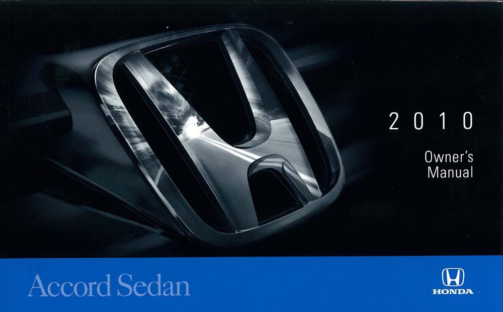 2010 Honda Accord Sedan Owner's Manual