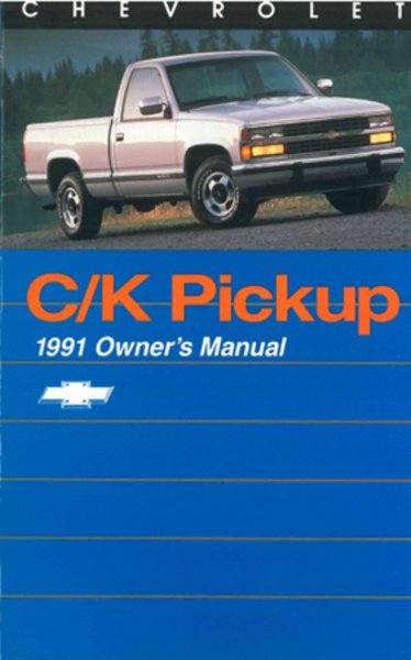 1991 Chevrolet Silverado 1500, Silverado 2500, Silverado 3500 Owner's Manual