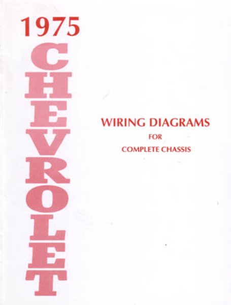 1975 Chevrolet Belaire, Caprice, Impala Wiring Diagrams Manual